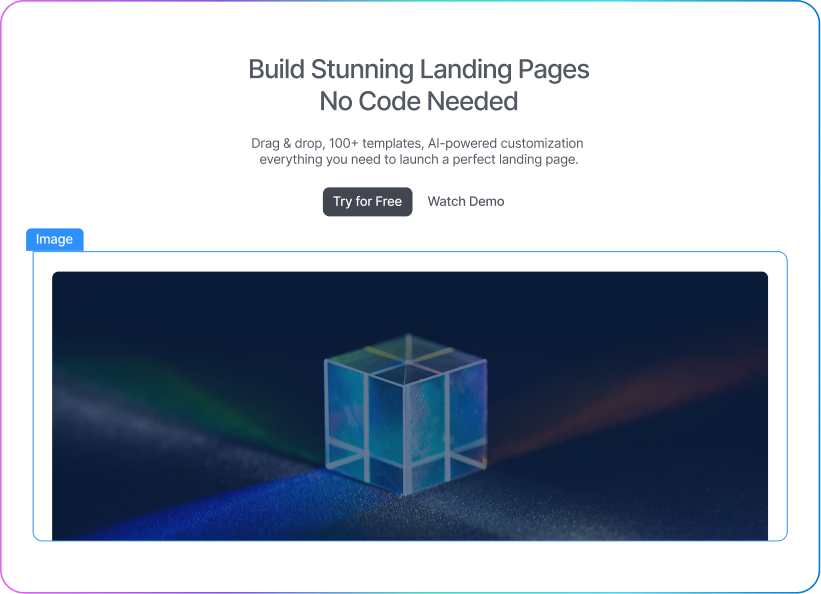 Drag & Drop Editor Interface